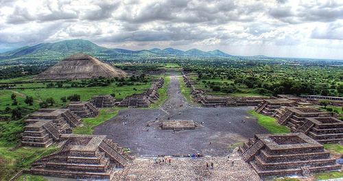 Thành phố cổ đại Teotihuacan ở Mexico. (Ảnh: Stargate Wikia)