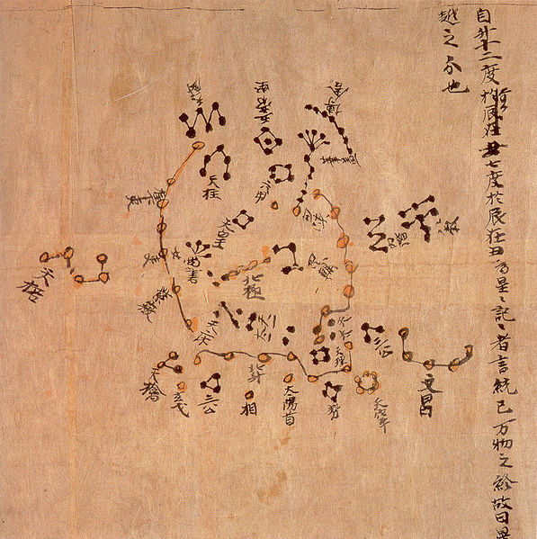 Bản đồ sao cổ Đôn Hoàng trong văn hóa Trung Hoa từ năm 940 sau Công nguyên, thời nhà Đường