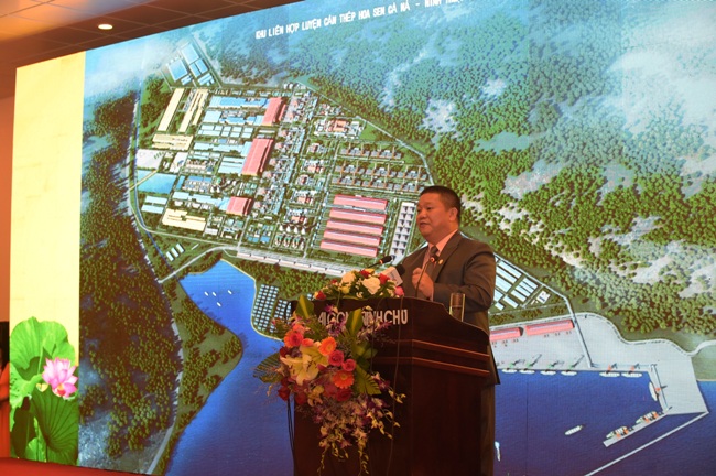 Chủ tịch HĐQT Tập đoàn Hoa Sen Lê Phước Vũ phát biểu tại hội nghị. (Ảnh: Tạp chí điện tử Lao động và Xã hội)
