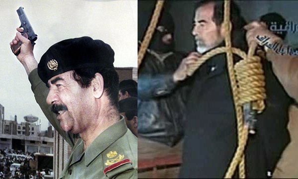 Cựu Tổng thống Iraq Saddam Hussein đã bị kết án tử hình vào năm 2006.