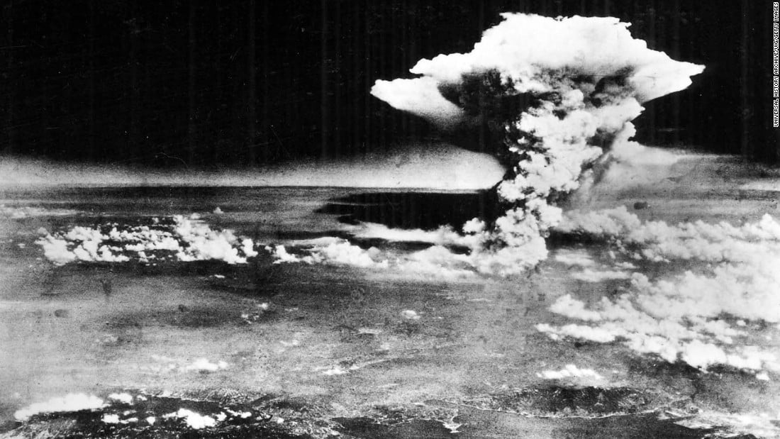 Vụ ném bom nguyên tử xuống Hiroshima làm Nhật Bản thương vong nghiêm trọng.