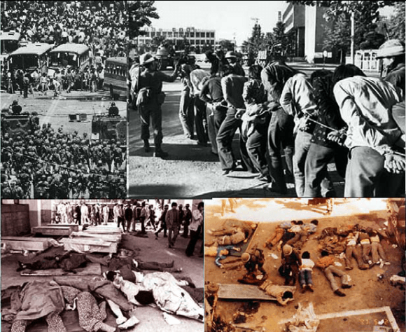 Phong trào dân chủ Gwangju cuộc nổi dậy của dân chúng ở thành phố Gwangju, Hàn Quốc từ 18 đến 27 tháng 5, năm 1980. 191 nạn nhân đã thiệt mạng do bị chính quyền trấn áp
