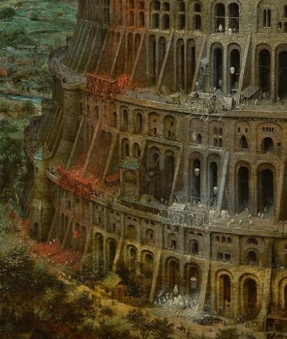 Tìm hiểu nghệ thuật Phục Hưng: Tháp Babel của người Babylon và vọng tưởng chạm tới thiên đàng