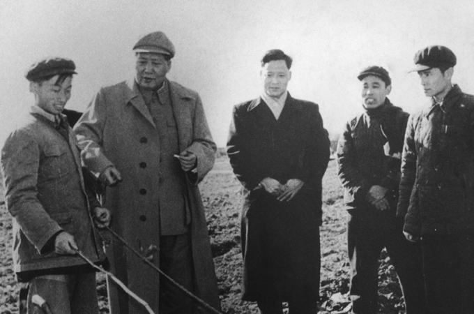 Những năm Đại nhảy vọt, Mao Trạch Đông đã đến thị sát khu vực nông thôn ở Chiết Giang