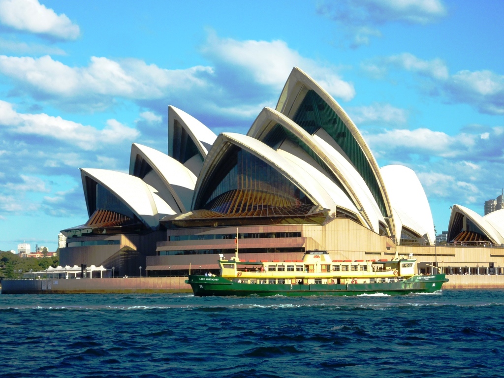 59ced1b82feeb Opera House and ferry. Sydney