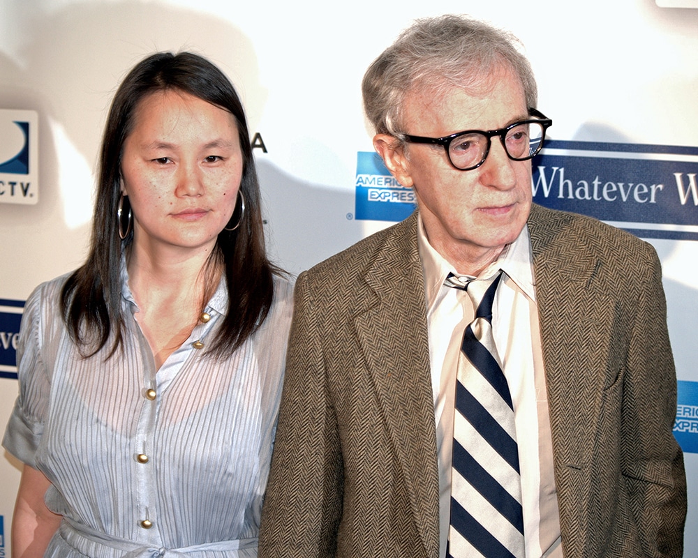 Soon Yi Previn and Woody Allen at the Tribeca Film Festival