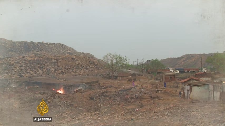 Mỏ Than, Ấn Độ, ngọn lửa vĩnh cửu, khai thác than