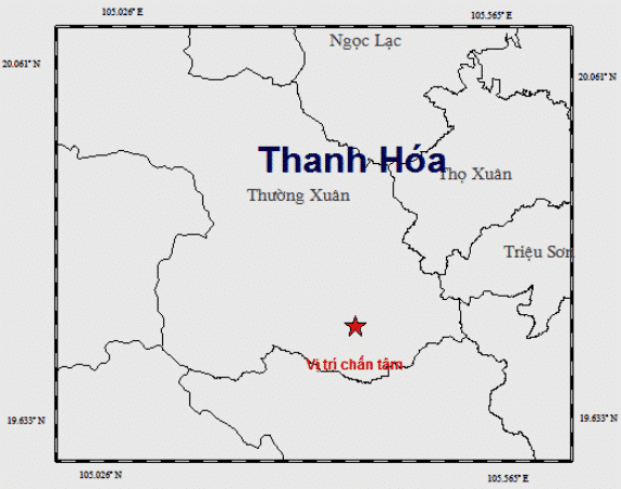 động đất Thanh Hoá