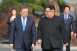 689 presiden korsel moon jaein dan pemimpin korut kim jong un 696x341
