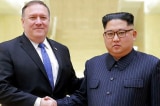 Mike Pompeo and Kim Jong Un North Korea MGN