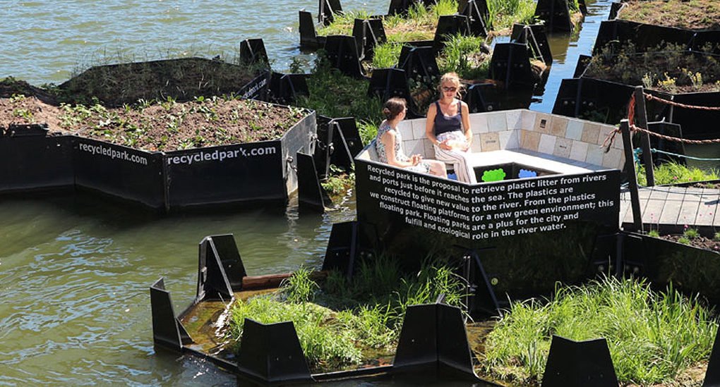 Độc đáo: Công viên nổi ở Hà Lan được làm từ rác thải nhựa