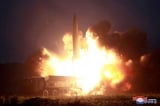 Bắc Hàn lại phóng tên lửa ra bờ biển phía đông