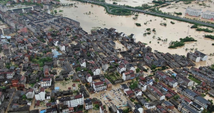bão lekima, ngập lụt ở Trung Quốc