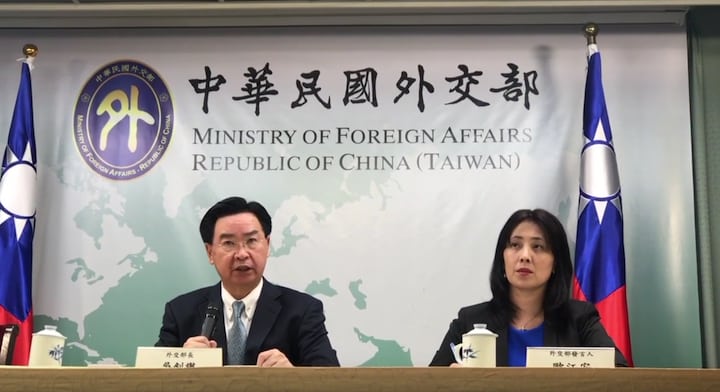 Joseph Wu, Bộ trưởng Ngoại giao Đài Loan