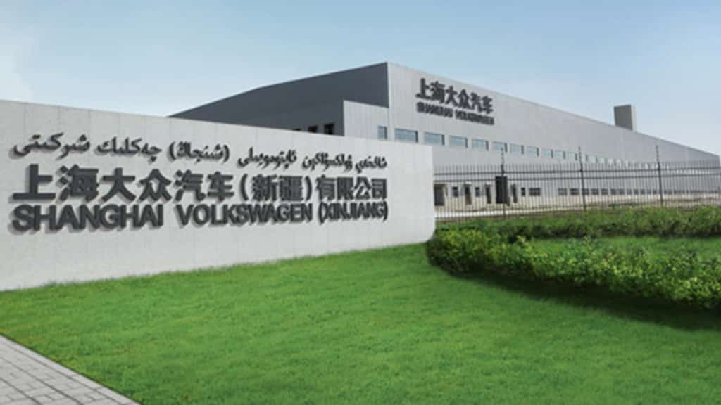 Nhà máy sản xuất ôtô của Volkswagen tại Urumqi, Tân Cương. 