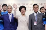 Chồng và hai người con trai của bà Carrie Lam đang có quốc tịch Anh.