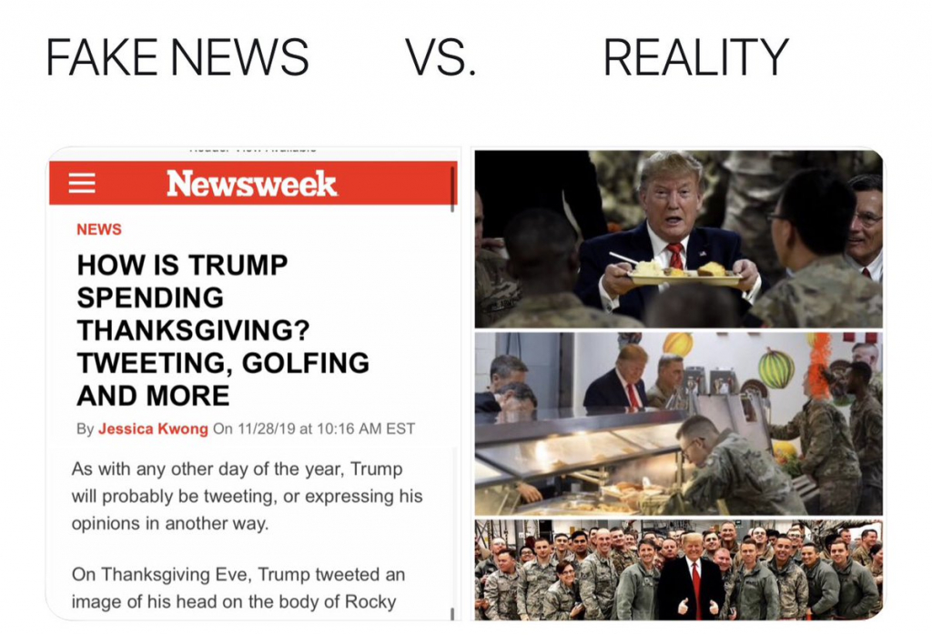 newsweek dua tin sai ve lich trinh Le Ta on cua Trump