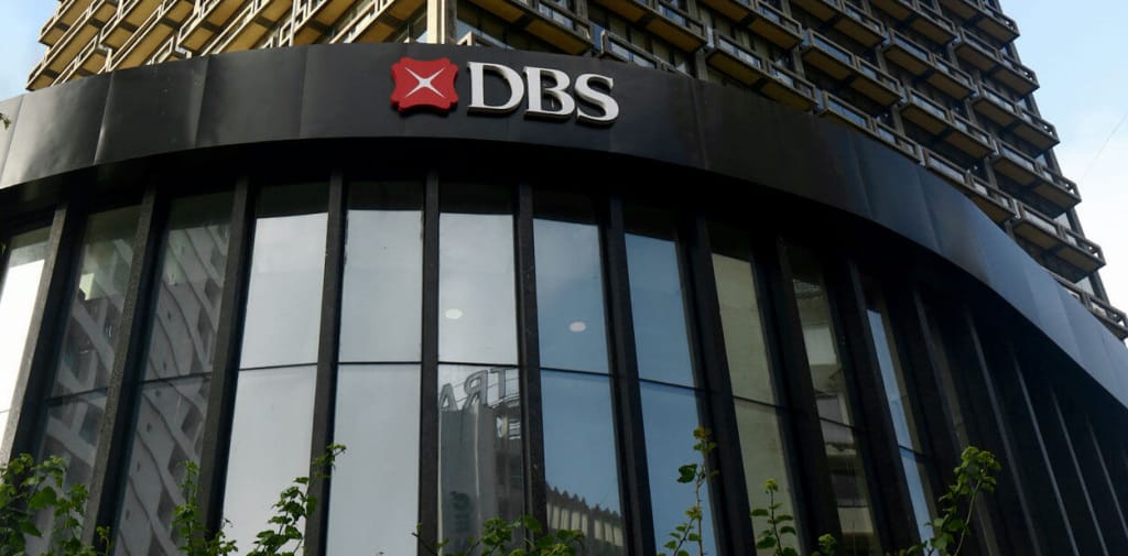 Trụ sở ngân hàng DBS.