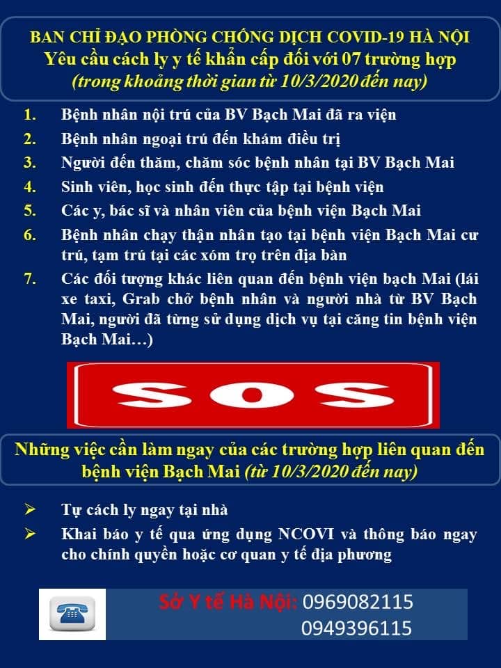 bệnh viện Bạch Mai, virus corona Việt Nam