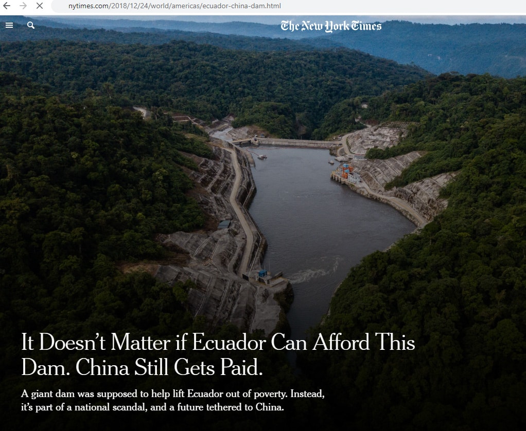 NYT dap cua Ecuador