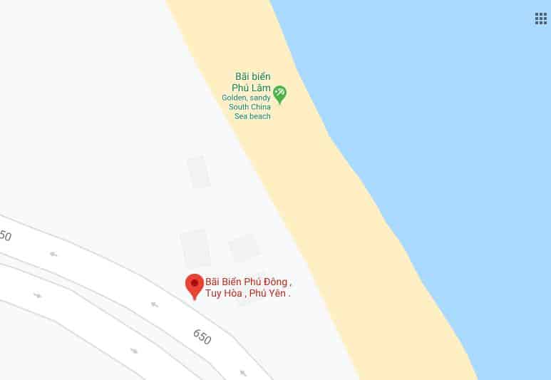 Phú Yên, Google Maps