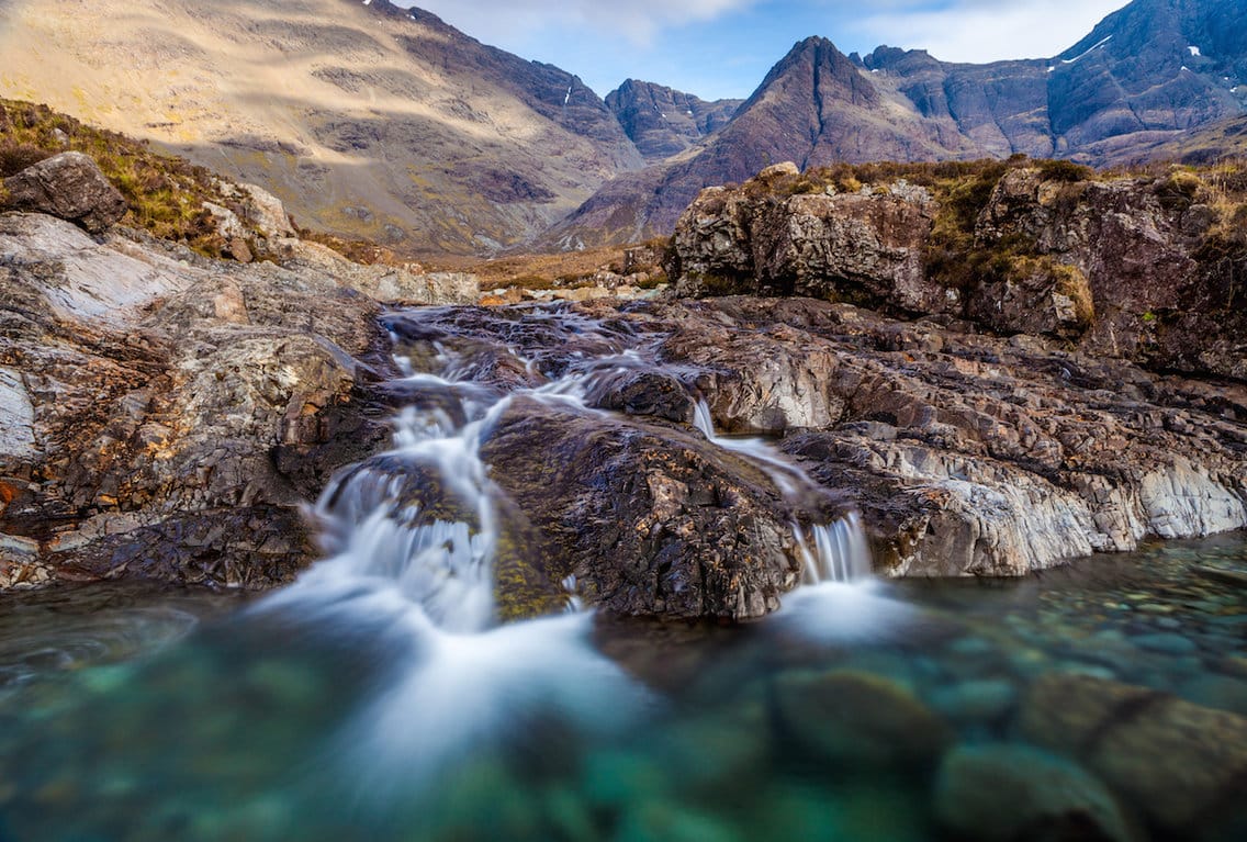 Scotlands Fairy Pools on the Isle of Skye. image