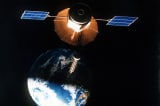 an artists concept of the fleet satellite communication satellite in orbit 99ba2d 1600