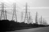 1024px String of Electrical Pylons in Webster Texas