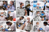 1024px General Staff of the Israel Defence Forces members being vaccinated against COVID 19 in Israel. I