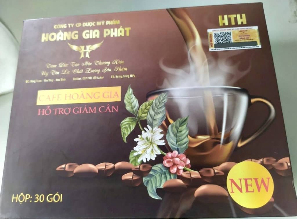 cafe giam can hoang gia chua chat doc