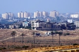 View of Gaza Strip from Israel