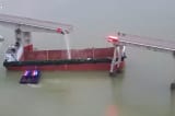 TQ: Cầu ở Quảng Châu bị tàu đâm, 7 người thương vong
