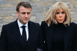 Tổng thống Pháp Emmanuel Macron và vợ Brigitte Macron
