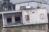 Bắc Ninh: Di dời khẩn cấp 7 gia đình vì sạt lở bờ sông Cầu