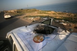 xe cua WCK bi Israel khong kich o Gaza